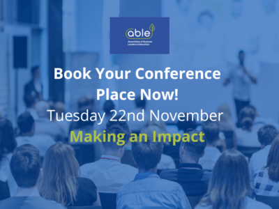 Conference Booking now open for 22 November