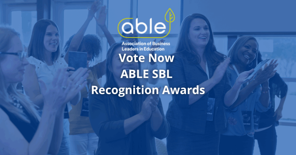 Vote Now: Finalists Announced for the 2025 ABLE School Business Leader Recognition Awards